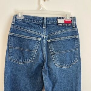 Tommy Hilfiger Bootleg Vintage Blue Zip Up Denim Womens Jeans 1998 Size5